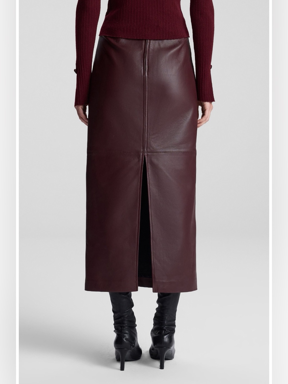 A.L.C. Marta leather skirt NWT - Picture 3 of 12